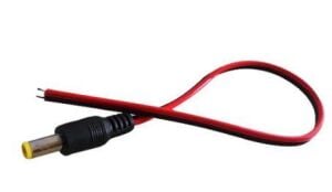 IC-252K 2.1mm Kablolu Jak Erkek Güvenlik Kamera DC Power Jack