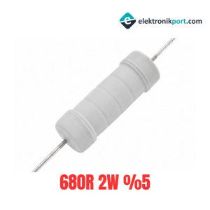 680R 2W %5 Tolerans Taş Direnç