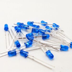 Led 5mm Mavi Difused (10 Adet)