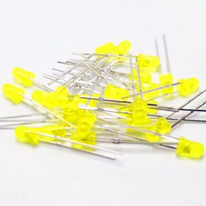 Led 5mm Sarı Difused 10 Adet