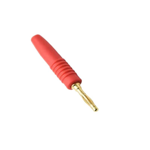 2mm Banana Jack GOLD Kırmızı