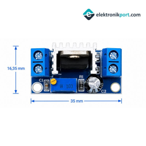 LM317 DC-DC Voltaj Düşürücü Regülatör Kartı - Step Down