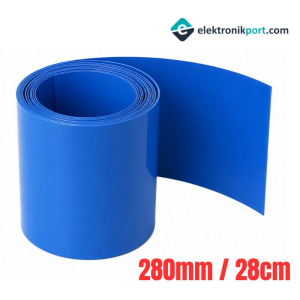 Batarya Shrink 28cm Isı ile Daralan PVC 1metre Makaron 18650 Li-ion