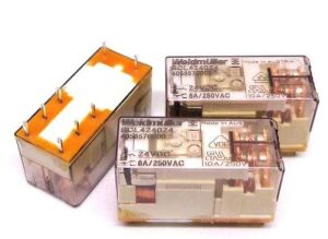 PCB Röle 8 Pin 12V DC 8A (SCHRACK) RT424012C