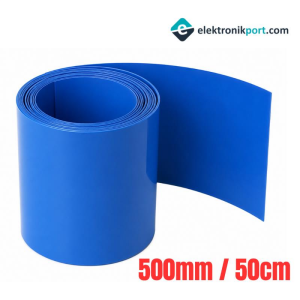 Batarya Shrink 50cm Isı ile Daralan PVC 1metre Makaron 18650 Li-ion
