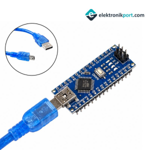 Arduino Nano V3.0 SMD CH340 Chip (USB Kablo Hediye)
