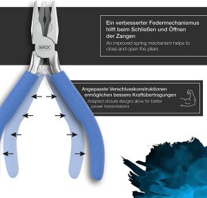 8 Parça Elektronikçi Pense Seti - Çantalı Ergonomik Saplı