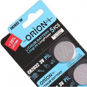 Orion CR2032 3V Lityum Pil 5'li Paket