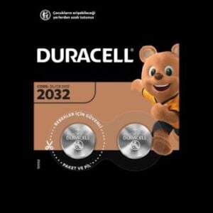 Duracell 2032 3V Lityum Pil (2 Adet)