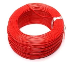 Montaj Kablosu Çok Damarlı 0,35 mm2 100 Metre NYAF Kırmızı
