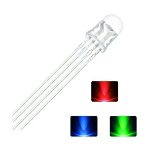 RGB Led 5mm Ortak Katot (100 ADET) Common Cathode Katod