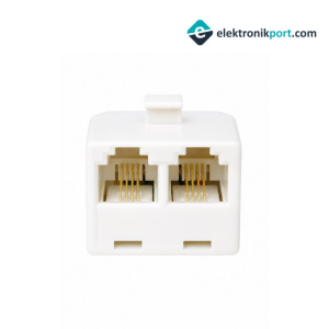 1 Erkek 2 Dişi RJ11 Telefon Çoklayıcı