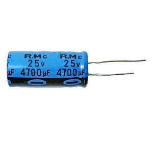 4700uF 25V Kondansatör: 16mm, 31mm
