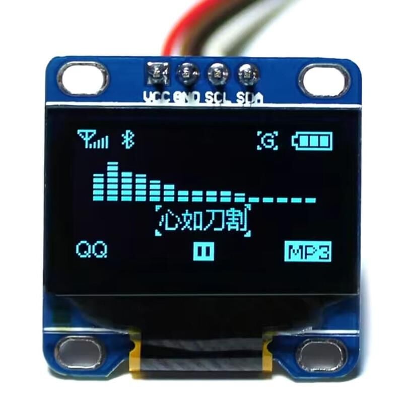 OLED Ekran Modülü Mavi 128x64 1,3 inch SSD1306 4-pin