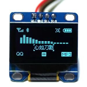 OLED Ekran Modülü Mavi 128x64 1,3 inch SSD1306 4-pin