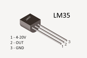 LM35 Sıcaklık Sensörü (Orjinal)