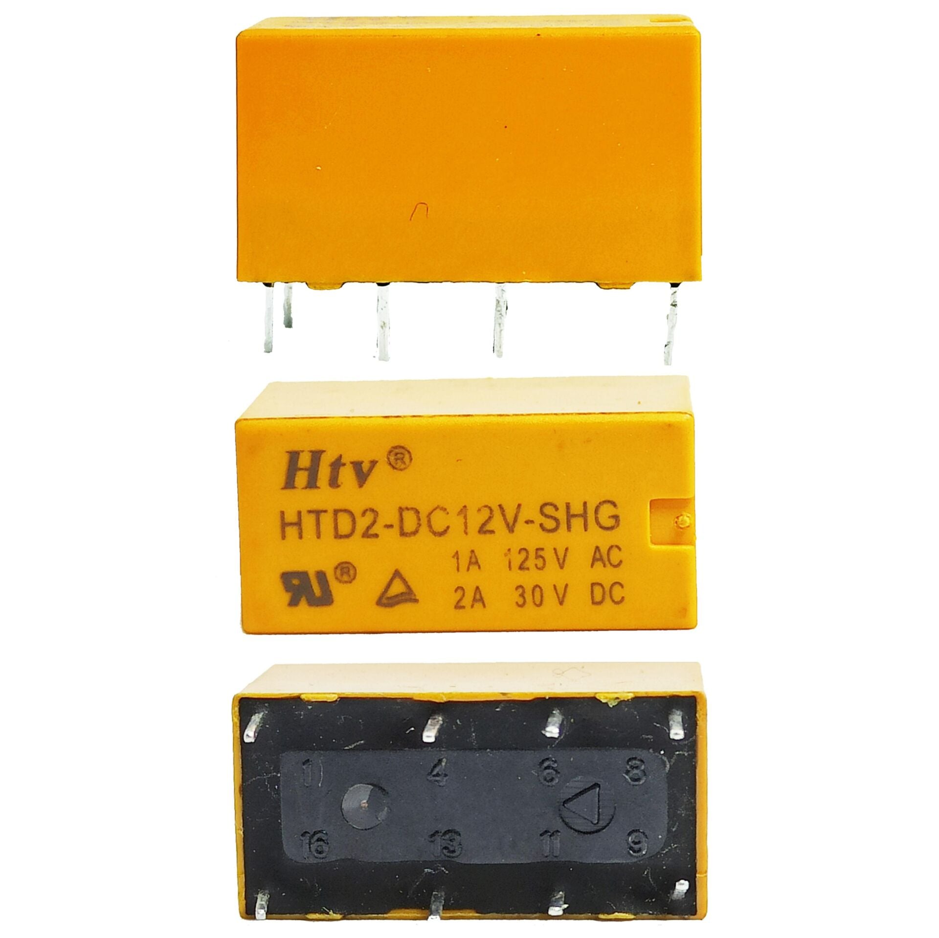 12V Telekom Röle Huike (12V 2A) - HTD2-DC12V-SHG