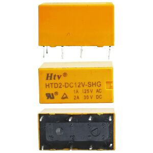 12V Telekom Röle Huike (12V 2A) - HTD2-DC12V-SHG