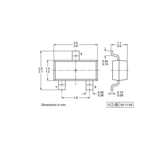 BZX84-C2V4 2,4V 0,35W SMD Zener Diyot SOT-23