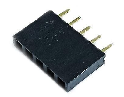 1x5 Header Dişi 10 Adet Siyah