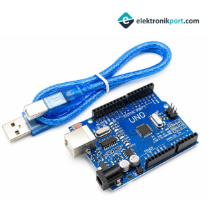 Arduino Uno R3 SMD CH340 Chip (USB Kablo Hediye)