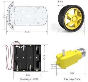 2WD Robot Araba Kiti Arduino