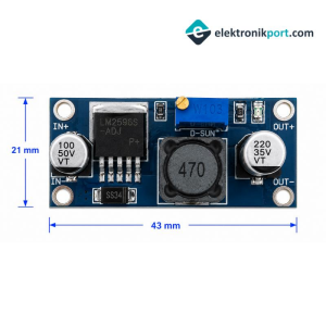 LM2596 DC DC Voltaj Regülatörü Modül Arduino