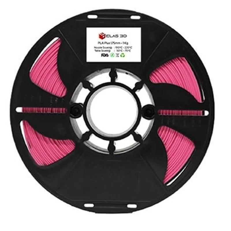 ELAS PLA Plus Filament - Pembe 1.75mm 1kg