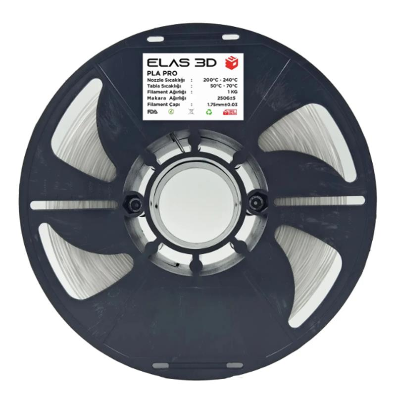 ELAS 1,75mm Şeffaf PLA PRO Filament 1kg