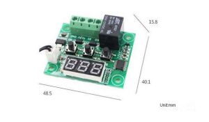 W1209 Dijital Termostat Sıcaklık Kontrol Devresi Sensörlü