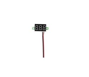 Dijital Voltmetre DC 0-100V 0,28 inç Kırmızı - 2 Kablolu