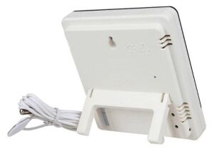 HTC-2 Dijital Termometre Higrometre Hava İstasyonu Sıcaklık Nem Ölçer LCD Saat