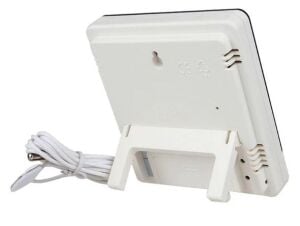 HTC-2 Dijital Termometre Higrometre Hava İstasyonu Sıcaklık Nem Ölçer LCD Saat