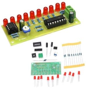 Yürüyen Işık DIY Kiti Demonte DIP NE555 + CD4017 Kendin Yap