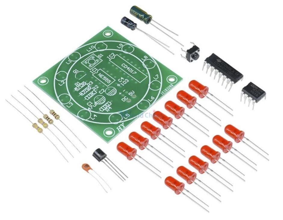 Rulet Devresi DIY Kiti Demonte DIP Eğlenceli Oyun Kendin Yap (NO:17A)