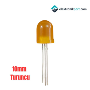 Led 10mm Turuncu Difused