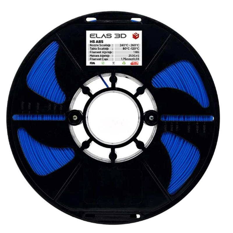 ELAS HS ABS Filament - Mavi 1.75mm 1kg