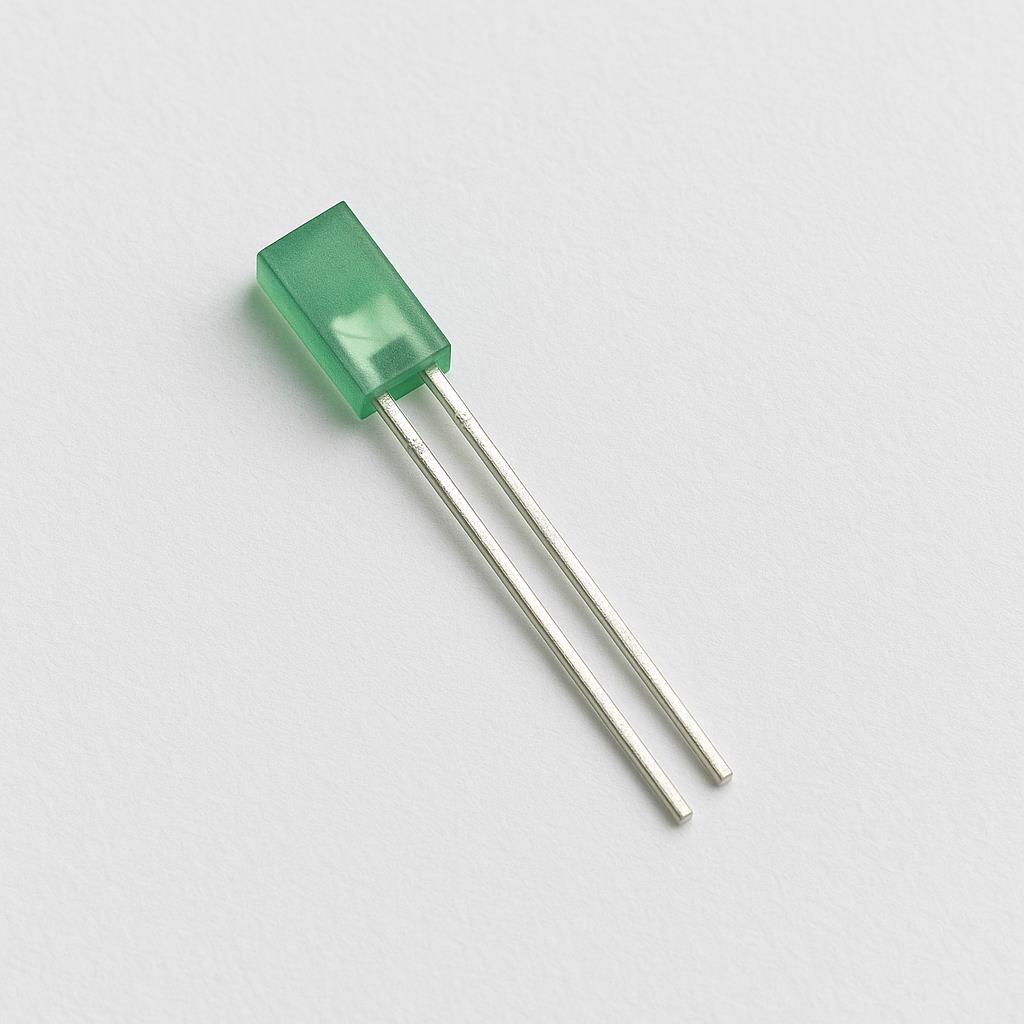 Led 1,5 x 5mm Yeşil Difused