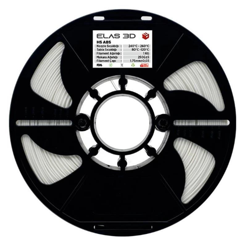 ELAS HS ABS Filament - Beyaz 1.75mm 1kg