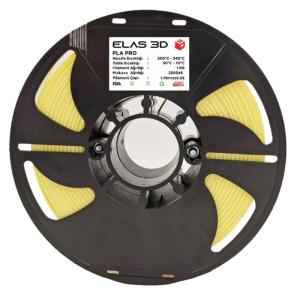 ELAS PLA PRO Filament - Pastel Sarı  1,75mm 1kg
