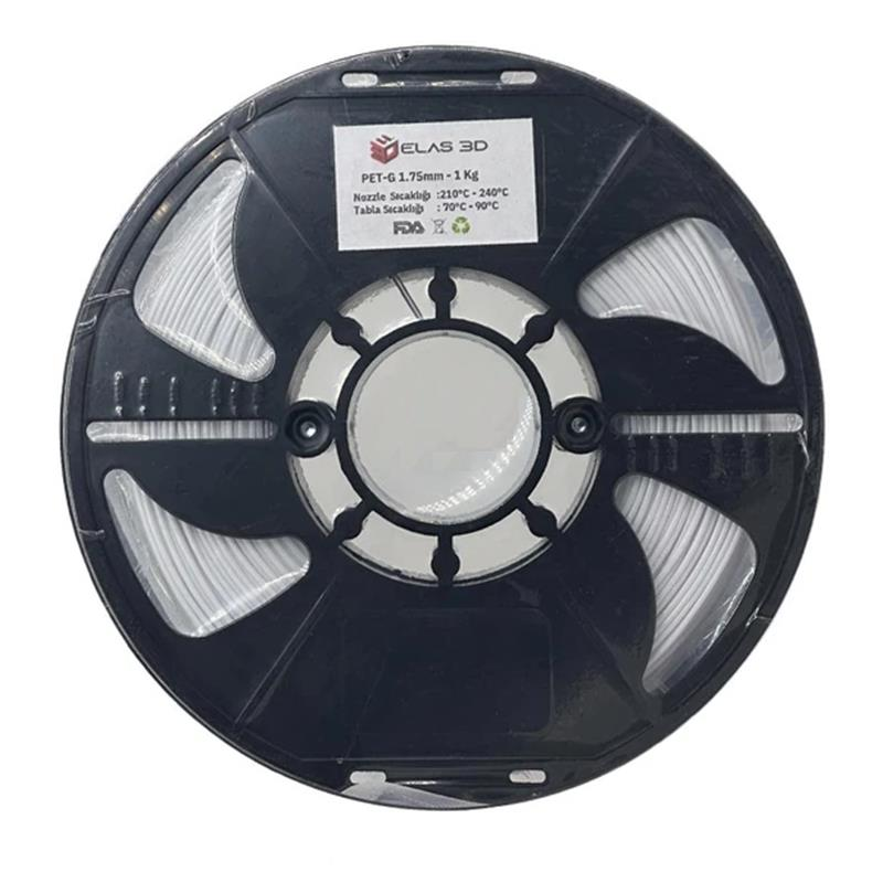 ELAS PET-G Filament - Beyaz 1.75mm 1kg