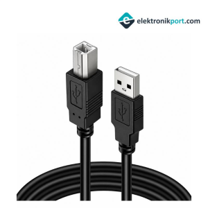 Arduino Yazıcı Printer Bağlantı Kablosu 1,5 Metre USB 2.0 Type-A to Type-B