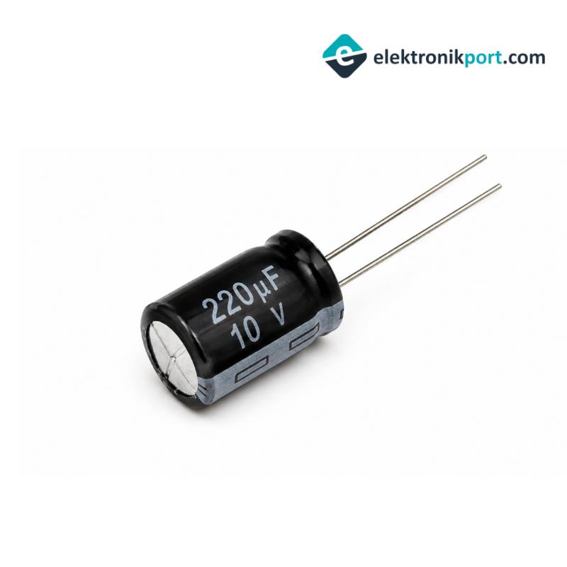 220uF 10V Elektrolitik Kondansatör