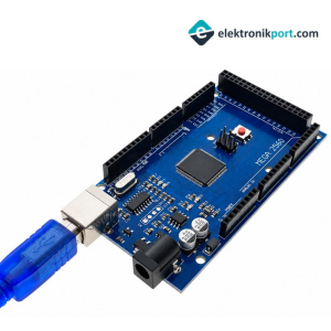Arduino Mega 2560 R3 - Klon (USB Chip CH340) USB Kablo Dahil