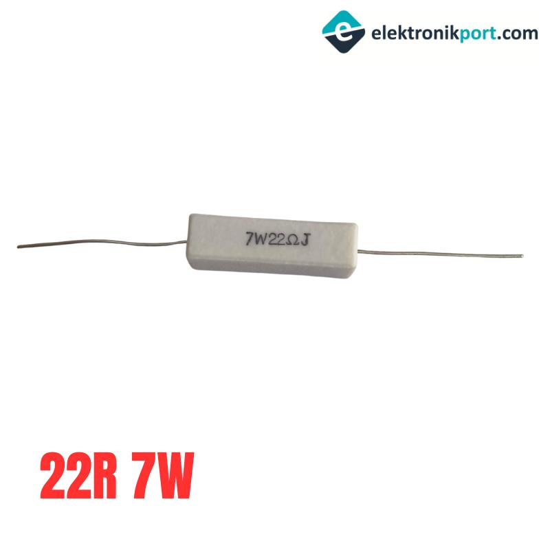22R 7W Taş Direnç