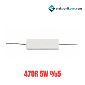 470R 5W %5 Tolerans Taş Direnç