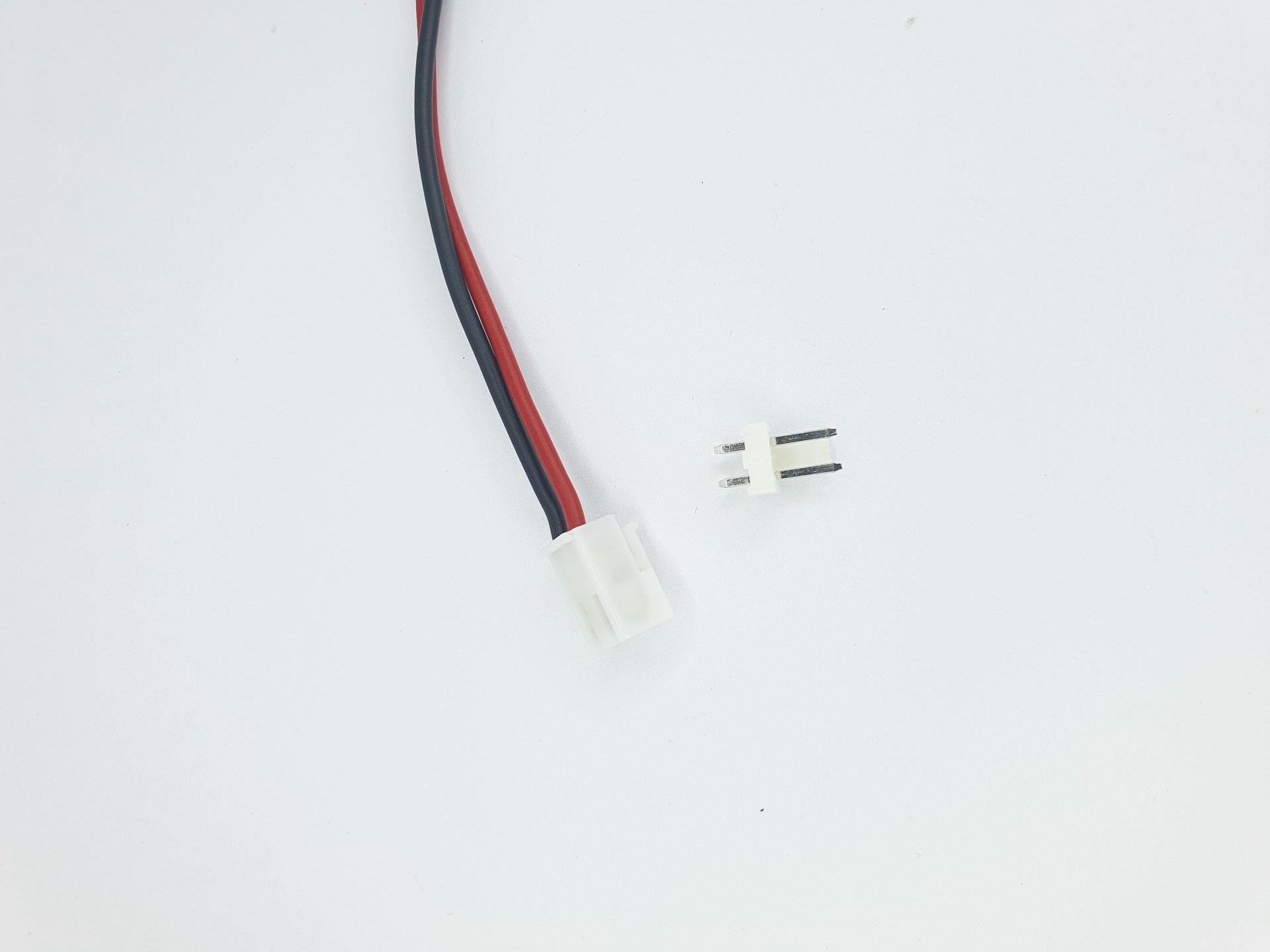 2 Pin Konnektör Seti JST-HY 3,96mm  20cm