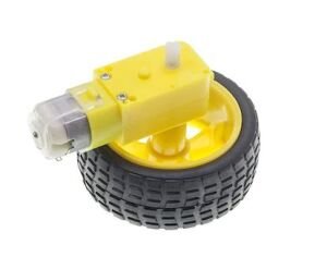 6V 250 RPM Sarı Motor ve Tekerlek Seti