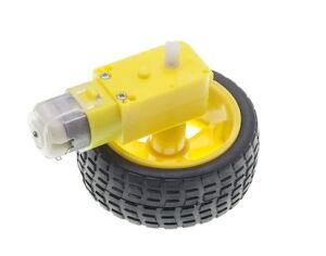 6V 250 RPM Sarı Motor ve Tekerlek Seti