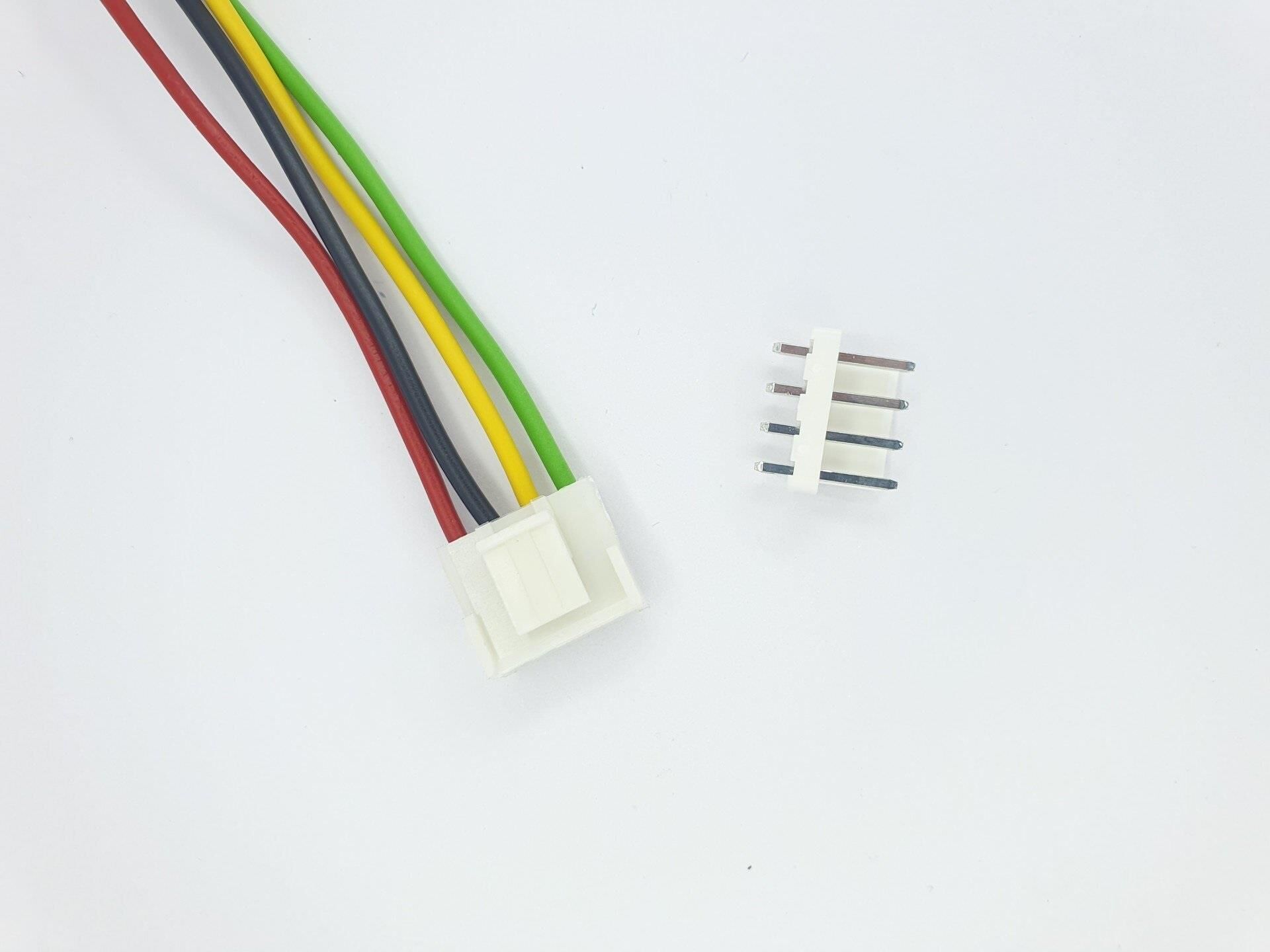4 Pin Konnektör Seti JST-HY 3,96mm  20cm